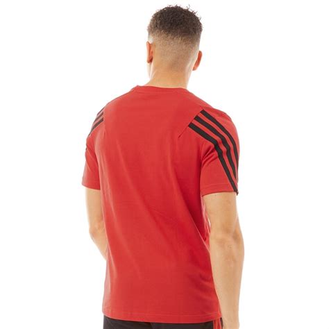 adidas fussball shirt rot schriftzug adidas|rote T.